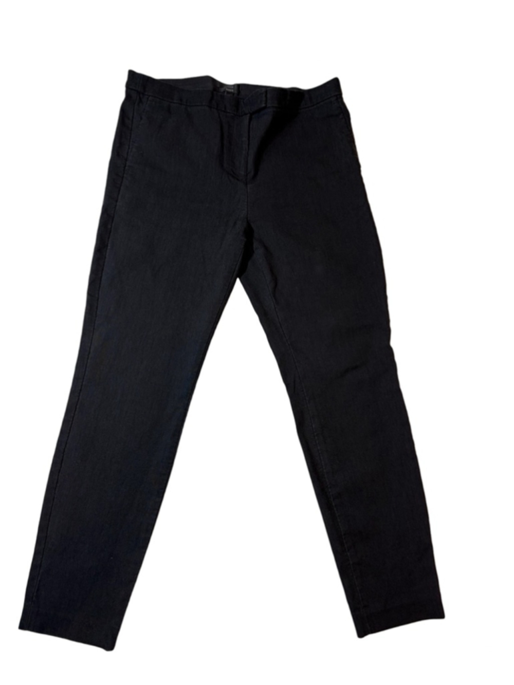 J Crew Ryder Black Slim Pants Stretch Cotton Work Office Minimalist Clean